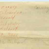          2: detail back of memo with names
   