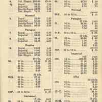          list of papers and list prices 1 of 2
   
