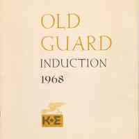 Old Guard Induction 1968. K&E. Issued by Keuffel & Esser Co., (Hoboken, N.J.?)