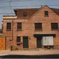 Color photo of the east side of 63 Willow Terrace, Hoboken, no date, ca. 1994-96.