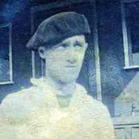 Digital image of photo of a young man wearing a cap, no place (probably not Hoboken), no date, circa late 1910-1920.