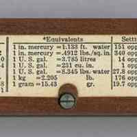          back: serial number on slide side with S L T scales
   