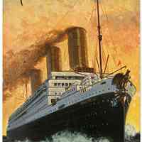 Postcard: Hamburg-Amerika Linie. S.S. Vaterland. Ca. May 1914.