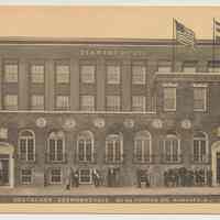 Postcard: Deutsches Seemannshaus, 60-64 Hudson St., Hoboken; Seamen
