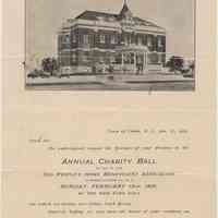          Doc 4: invitation Annual Charity Ball, Feb. 13, 1905
   