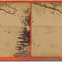 Stereoview: New York & Hudson River from Hoboken. No date, probably 1880s.