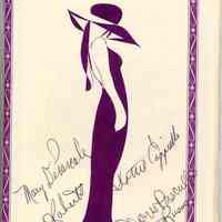 Program for "Afternoon Soiree." Benefit event presented by St. Mary Hospital Auxilary, Sunday, October 2, 2005.