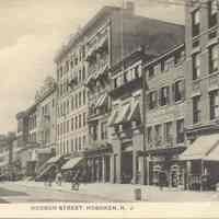 Postcard: Hudson Street, Hoboken, NJ