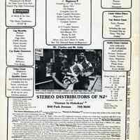          pg [20] ad, Stereo Distributors of NJ, 844 Park Ave.
   