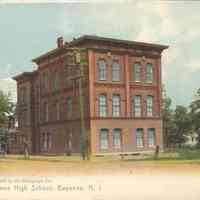 Postcard: High School, Bayonne, NJ