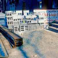 Slides: 21 color transparencies of condo conversion construction, Washington St. between 7th & 8th Sts., Hoboken, 1983-1984.