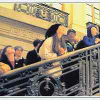 Seven color digital photos of the Hoboken Terminal waiting room, near the end of its renovation, Hoboken, October 8, 1999.
