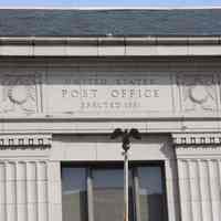 Color photos, 3, of Frank Sinatra Post Office, 89 River St., Hoboken, Apr. 14, 2012.