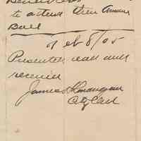          Doc 4: detail reverse center: City Clerk's file notes
   