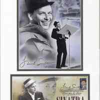 Postal cachet: Frank Sinatra. First Day of Issue, May 13, 2008.