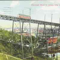 Postcard: Trolley, Jersey City, NJ