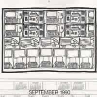          September 1990: computers, boom box, truck
   