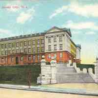Postcard: Dickinson High School, Jersey City, NJ