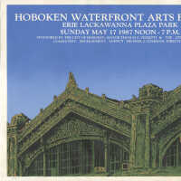          Silkscreen print: Hoboken Waterfront Arts Festival. Erie Lackawanna Plaza Park. May 17, 1987. Tim Daly limited edition artwork. picture number 3
   