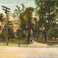 Postcard: Hamilton Park, Jersey City, NJ