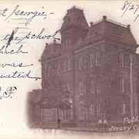 Postcard: Public School 12, Jersey City, NJ