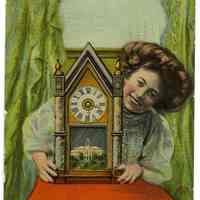 Postcard: They all take their time in Hoboken, N.J. Postmarked Hoboken, Feb. 13, 1920.