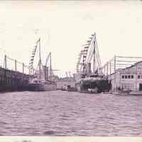 Postcard: Hamburg-American Line, Hoboken, NJ