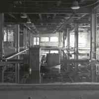 Digital image of B+W photo of former Maxwell House Coffee plant interior, Process Building, 2nd floor, Hoboken, 2003.