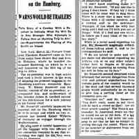          Reference image: pg 1 article about event, Pittston Gazette, March 22, 1909
   