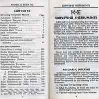          pp 2-3: contents & beginning of surveying instruments manual
   