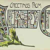 Postcard: Greetings, Jersey City, NJ