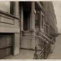 Sepia-tone photo of a 1127-1129 Washington St. looking south to 11th St., Hoboken, n.d., ca. 1926-1932.