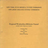          Report: Proposal for Weehawken-Midtown [Lincoln] Tunnel; Preliminary Plans, etc.; March 6, 1930. picture number 51
   