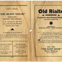 Program: Old Rialto, Hoboken; Old Rialto Theatre Guild Presents "The Trial of Mary Dugan." Week of March 17, 1930. (The Rialto Theatre, 118 Hudson St., Hoboken.)