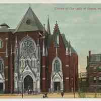 Postcard: Church of Our Lady of Grace, Hoboken, N.J. No date, circa 1907-1914; unposted.