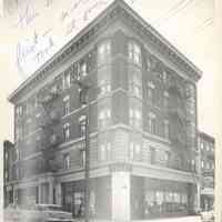          B&W photo of mixed-use apartment building at 245 Garden Street, Hoboken. picture number 1
   