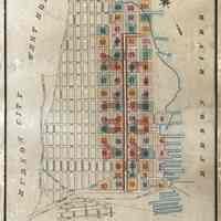 Hoboken Land & Improvement Co., Hoboken, Volume 2, Property Sheets, 1885. Index key Map. Maps 31 to 61.