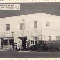 Postcard: Muller Fuel and Oil Co., Weehawken, NJ