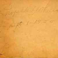 Receipt book labeled "Propeller Wheels Sept 1-1955" from the Delaware, Lackawanna & Western Rail Road store room. D.L. & W. Form SD10 3M - 6-53