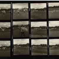 B+W negative contact sheet of images of Hoboken taken by John Conn. no date, [1976].