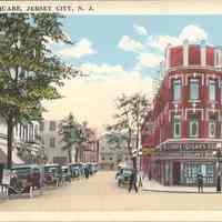 Postcard: Journal Square, Jersey City, NJ