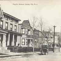 Postcard: Pacific Ave., Jersey City, NJ