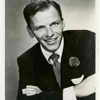 Sinatra photo: Frank Sinatra stock publicity photo; promoting opening at Paramount Theater, N.Y., on March 26, 1952.