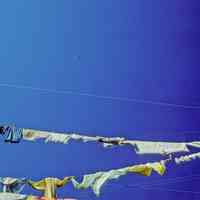 Slides: 40 color transparencies of laundry hanging in Hoboken, ca. 1982-83.