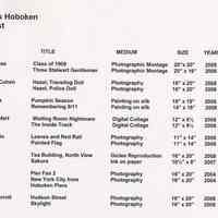          price list
   