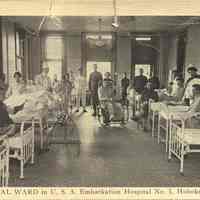 Postcard: USA Embarkation Hospital, Hoboken, NJ