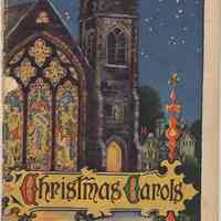 Christmas Carol booklet with ink stamp: Foreign-Born Evening School, Hoboken, N.J. No date, ca. 1954-1955.