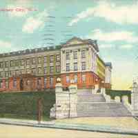 Postcard: Dickinson High School, Jersey City, NJ