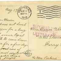          back; inkstamp: Buy War Stamps from your Letter Carrier
   