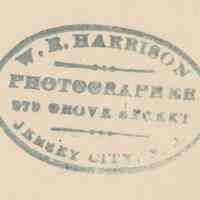          detail reverse of photographer's stamp
   